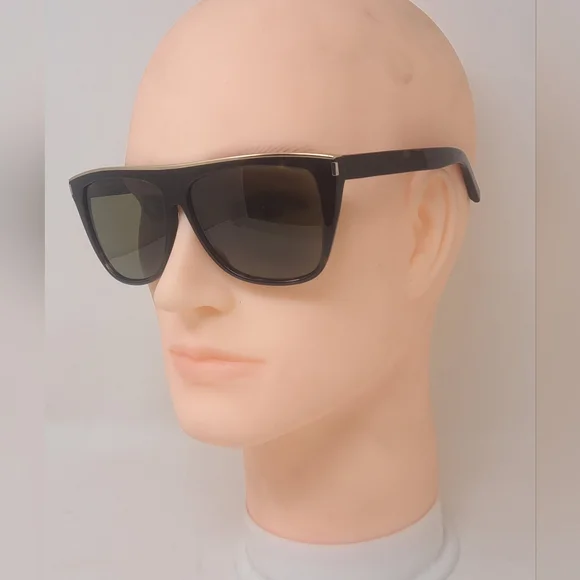 Saint Laurent Sunglasses SL1 Combi 004 Havana Gold 59-13-140 - Picture 7 of 16